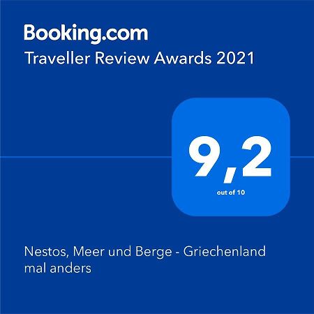 Nestos, Meer Und Berge - Griechenland Mal Anders Zarkadhiá 外观 照片